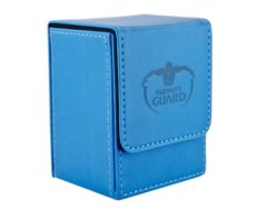 Ultimate Guard Leatherette Flip Deck Case 80+ - Lt Blue